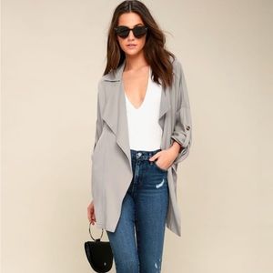 Lightweight oversized jacket